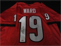 HINES WARD SIGNED RED JERSEY RCA COA