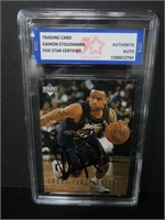 1997-98 UD DAMON STOUDAMIRE AUTOGRAPH FSG