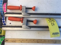 (2) bar clamps & trimmers