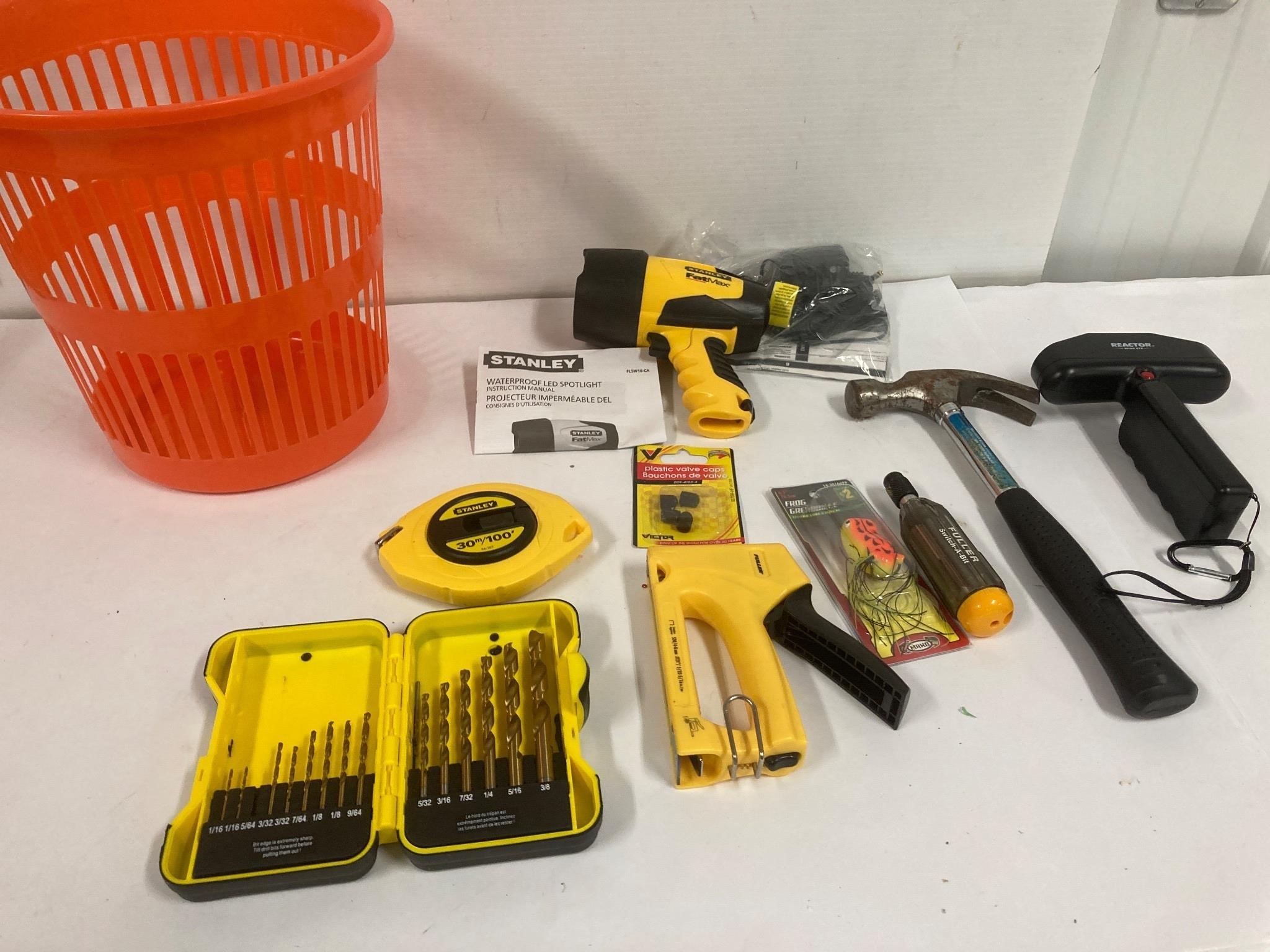 Tools. Flashlights.