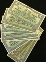 (8) 1937 Bank of Canada $1 Bills Coyne-Towers