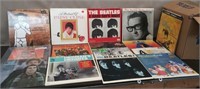 Box 40+ Record Albums-Beatles, Hermits, Wonder,