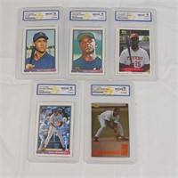 Alex Rodriguez & Other Graded Baseball Cards