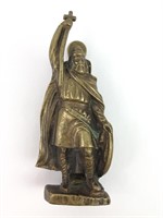 Antique Brass Soldier / Knight Door Knocker