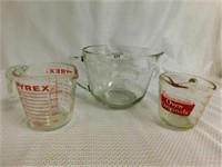 3 pc. GLASS MEASURING CUPS