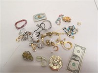 Nice Jewelry Lot - Brooches, Cowboy Boots Belt
