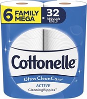 (18 Rolls) Cottonelle Ultra CleanCare Toilet Paper