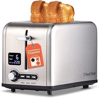 Peach Street 2 Slice Toaster Compact Bread