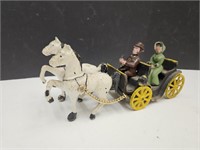 Cast Iron Horses, Riders  & Wagon