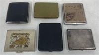 (L) Lot Of Vintage Cigarette Cases.