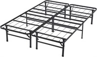 $50 - Bed Frame, Foldable Metal Platform Bed Frame