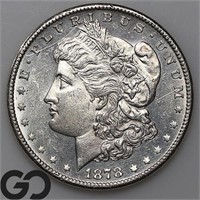 1878-S Morgan Silver Dollar, Choice BU Bid: 85