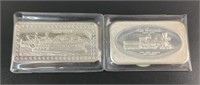 (2) 1oz Silver Bars