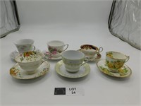 6 TEA CUPS