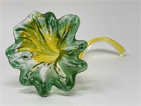 Vintage Hand Blown Glass Flower