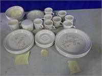 incomplete set of Cornerstone dishes