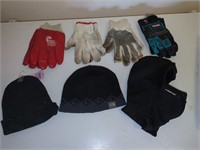 Gloves - 4 pair, Stocking Caps & Face Mask
