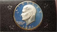 1971 S Silver Eisenhower Dollar Gem Proof