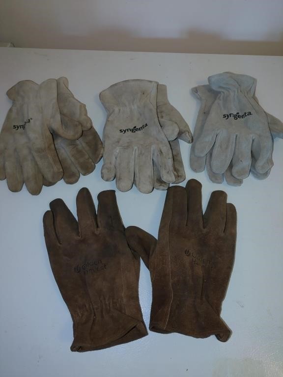 Leather Gloves - lot of 4 pair