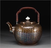 Japanese silver pot