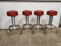 Vintage bar stools (4)