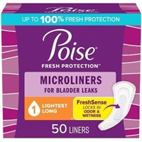 3Pk -150Ct  Poise Microliners Postpartum Liners