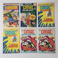 5) DC OMAC COMIC BOOKS & ATLAS DESTRUCTOR