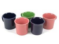 (5) 3.25" Fiestaware Mugs