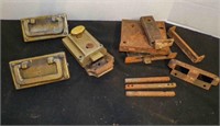 vintage hardware door locks, bolts