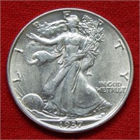 1937 Walking Liberty Silver Half Dollar