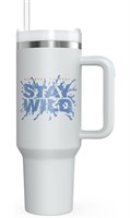 Stay Wild 40 oz Tumbler with Handle and Lid