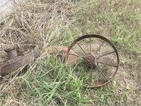 Vintage iron wheels