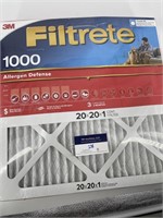 Filtrete air filter 20x20x1 pack of 4