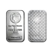 1 oz Morgan Design Silber Bar .999 Pure