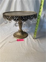 Gold cake stand