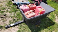 Craftsman lawn trailer; gas cans