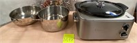 11 - MIXING BOWLS & SLO-COOKER (M78)