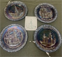 4 - Fenton Carnival Plates