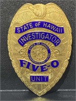 Repro Hawaii Five-O Detective Badge
