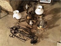 Lot of Hanging Light Fixtures