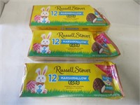 3 Boxes Russell Stover Eggs