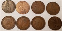(8) Older Great Britain Coins (1911 - 1937)