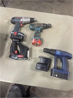 Drills - no chargers so unable to check