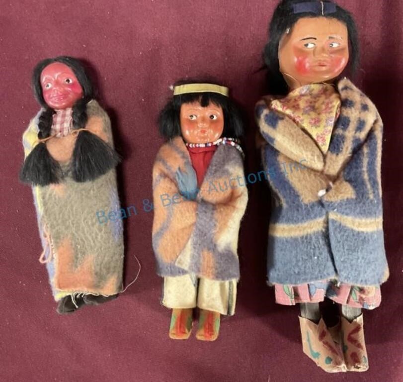 Vintage skookum dolls