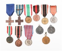 PRE WWI - WWII GERMAN & ITALIAN MEDALS