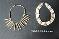 Two Necklaces & Turquoise Bracelet