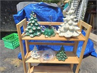 Group of Ceramic Christmas trees