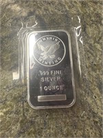 1 oz. Sunshine Mint Silver Bar 0.999 Sealed #4