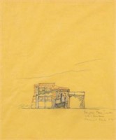Architectural Study Drawing, Michael Graves.