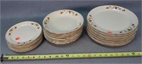 8-7" 8-8" 11-10" Vintage Hall Jewel Tea Plates